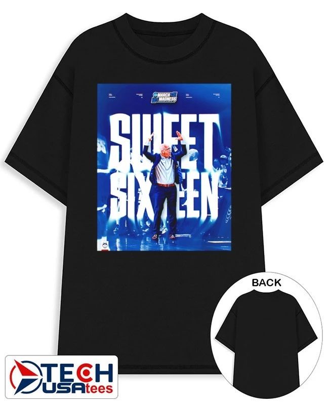 Dan Hurley UConn Huskies 2026 NCAA Men’s Basketball Sweet Sixteen March Madness shirt by uconnnil