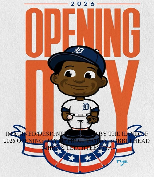 2026 Opening Day Detroit Tigers bobblehead shirt