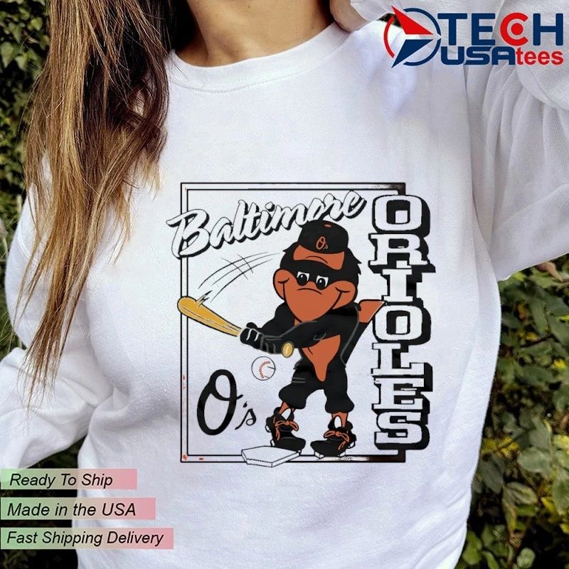 Baltimore Orioles The Oriole Bird mascot shirt by homage