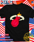 Miami Heat Basketball NBA Wreath logo shirt