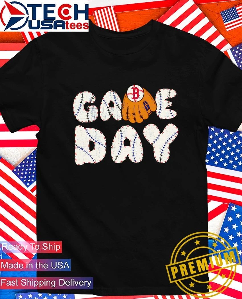 Game Day Boston Red Sox Baseball MLB glove shirt