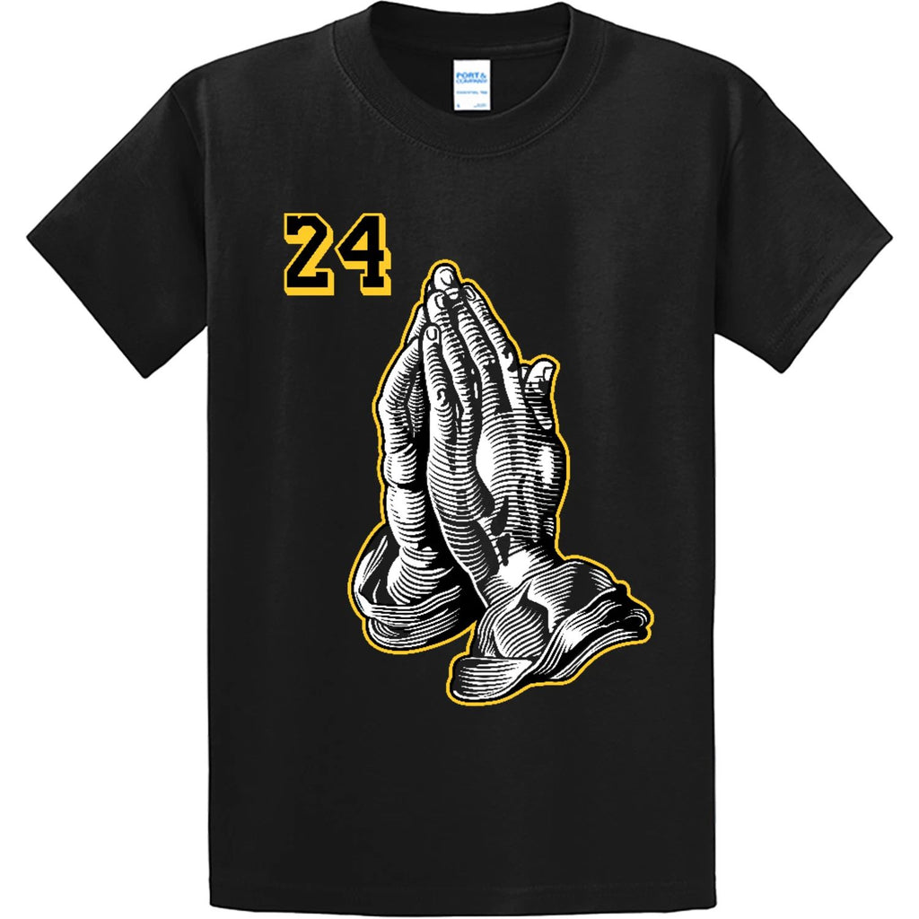 NEW Streetwear on Demand LEGEND PRAYING HANDS BLACK Tee Shirt SM-3XL MADE IN USA