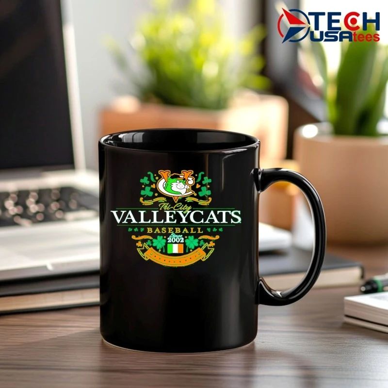 Tri-city Valleycats Baseball since 2002 St. Patrick’s Day shirt