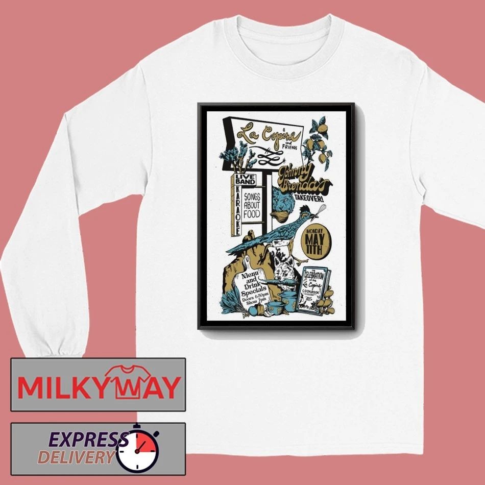 La Copine and Friends May 11, 2026 Johnny Brenda’s, Philadelphia, PA Poster shirt