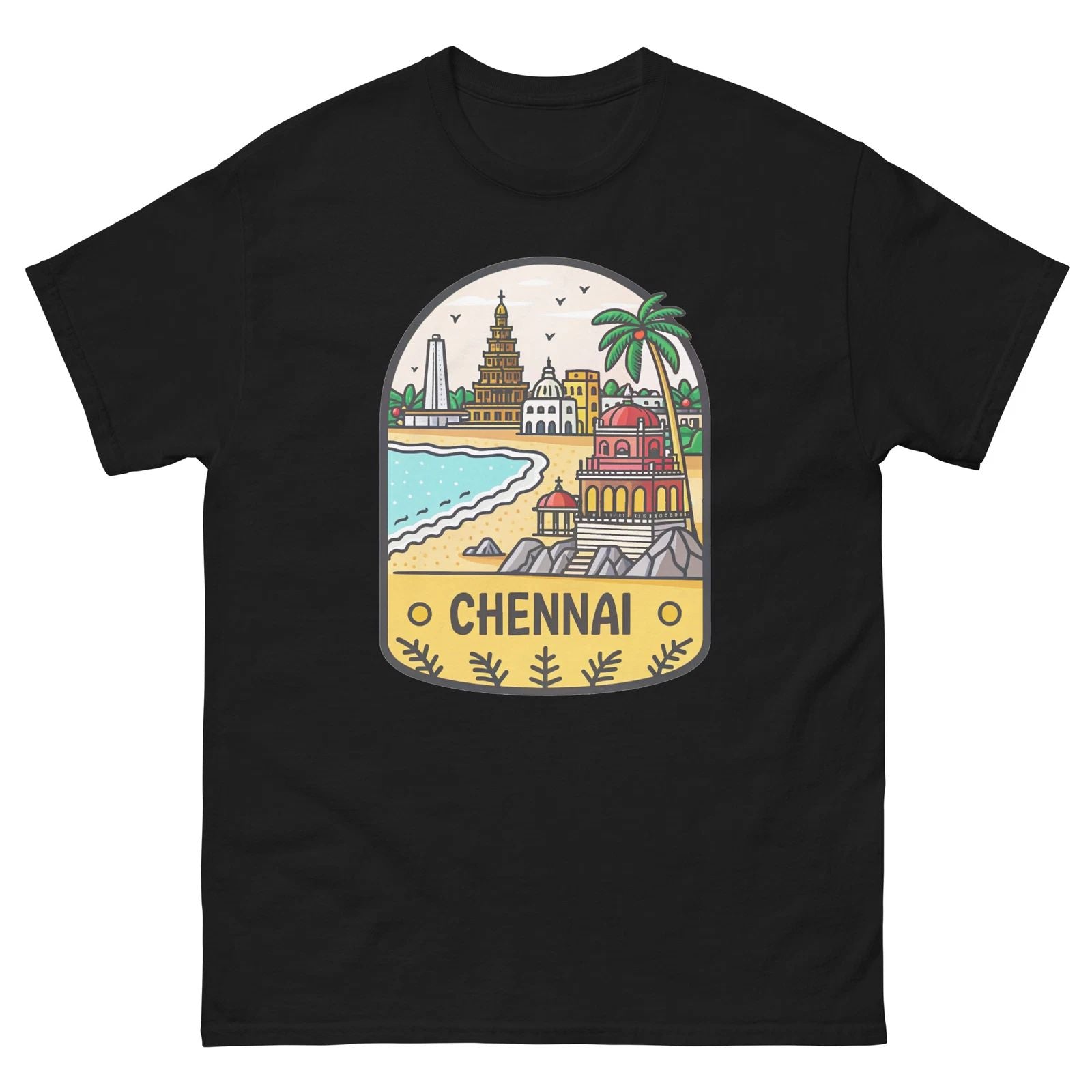 Chennai World Travel Urban Area City T-Shirt
