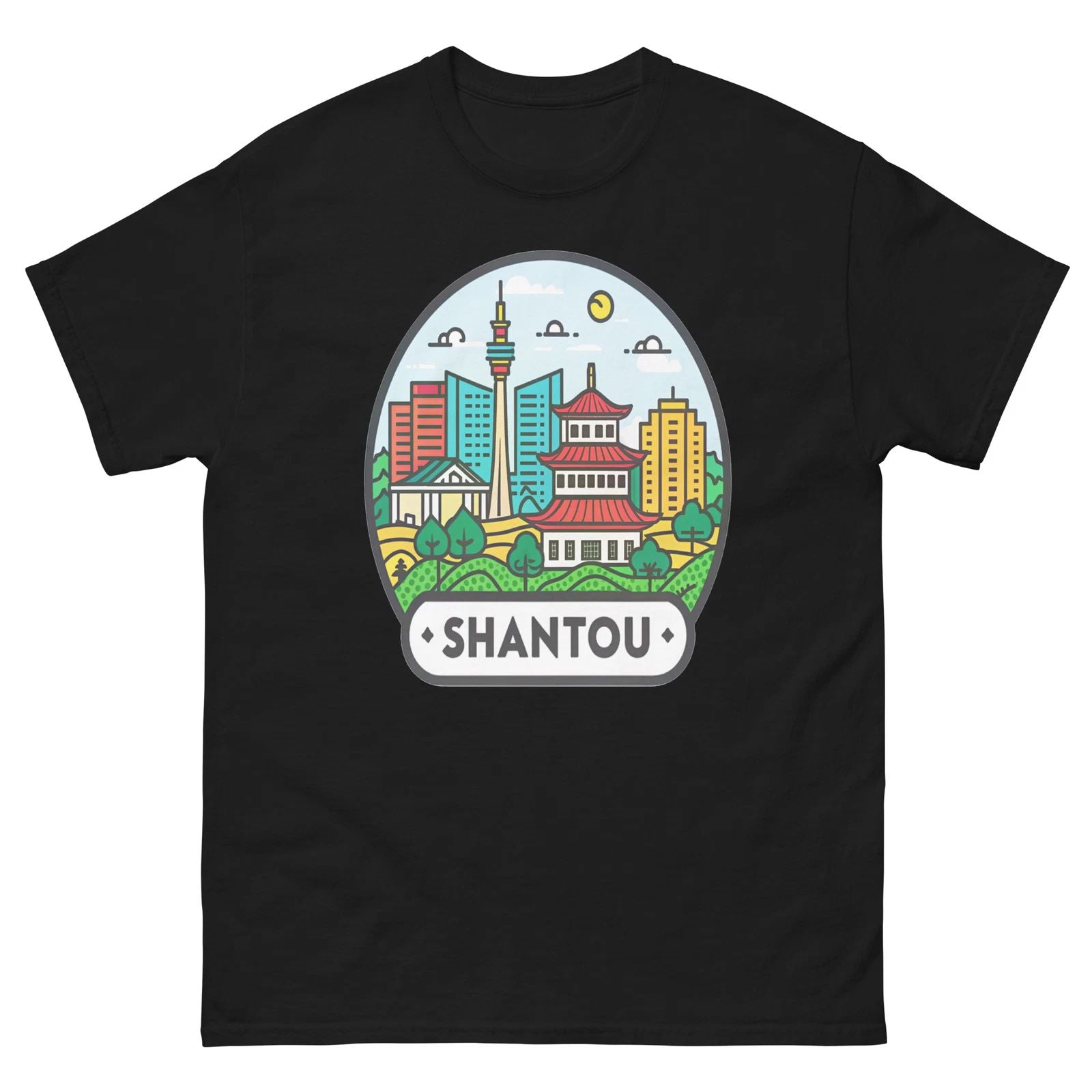 Shantou World Travel Urban Area City T-Shirt