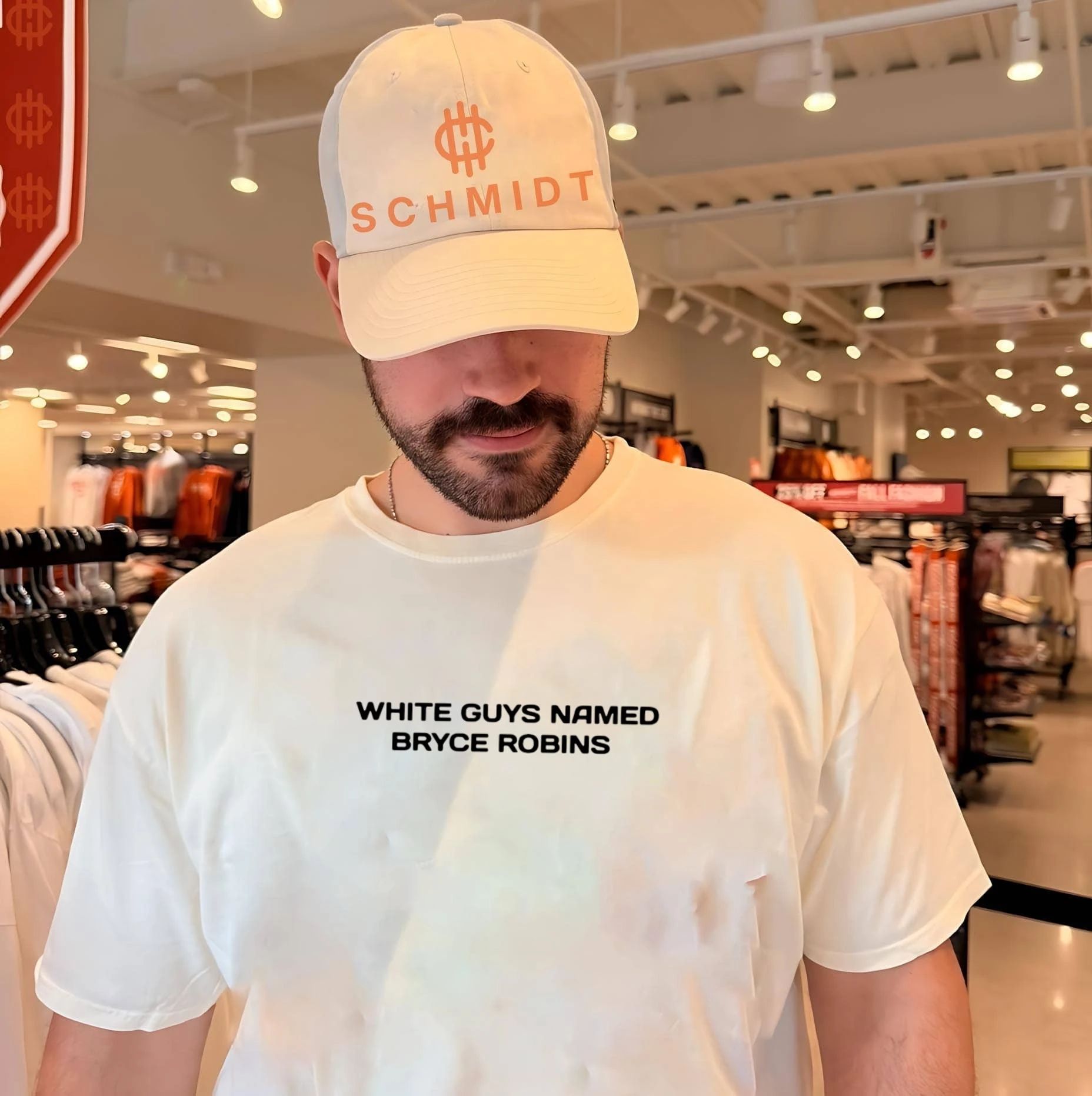 White guys named bryce robins shirt
