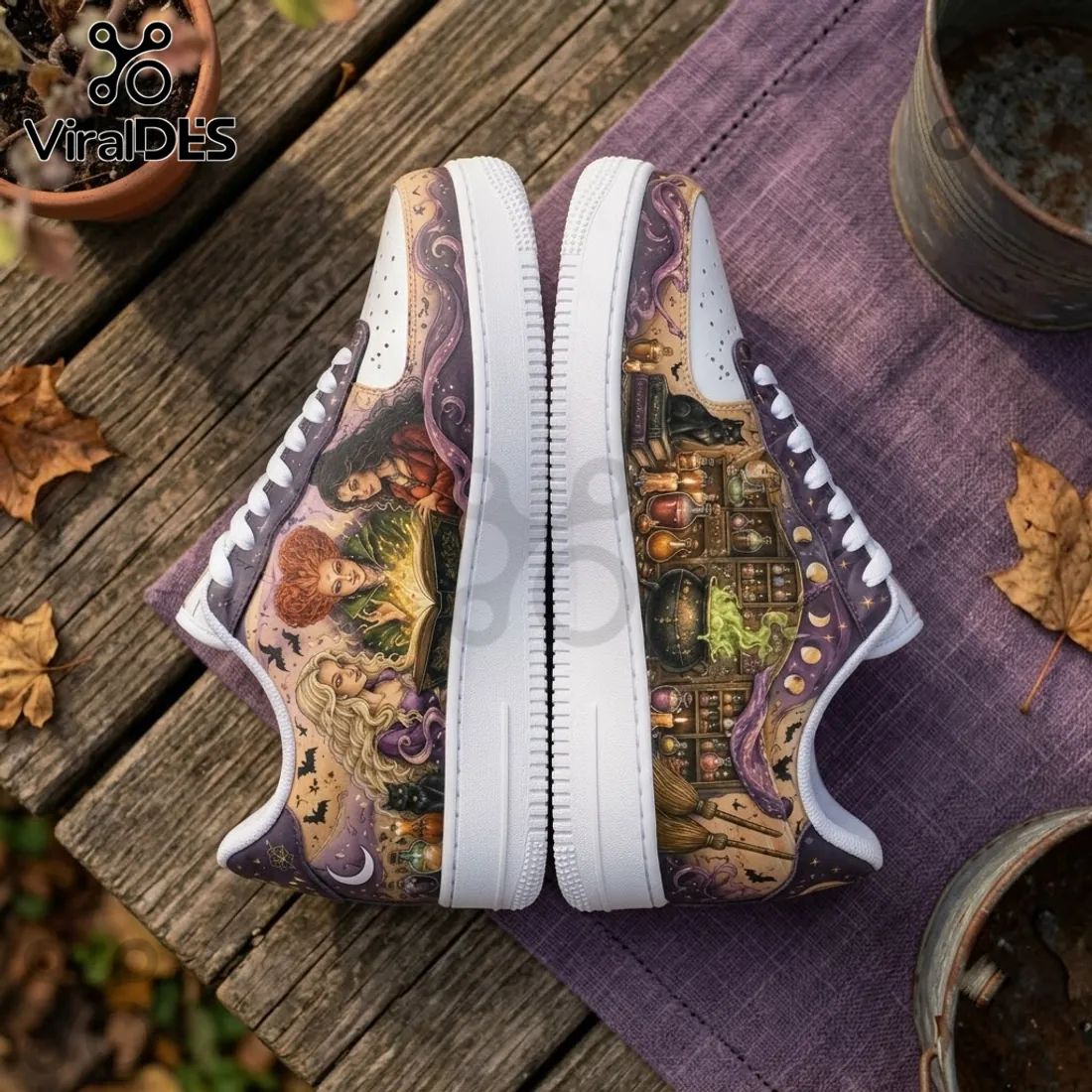 Hocus Pocus Sanderson Sisters Air Force 1 Sneakers