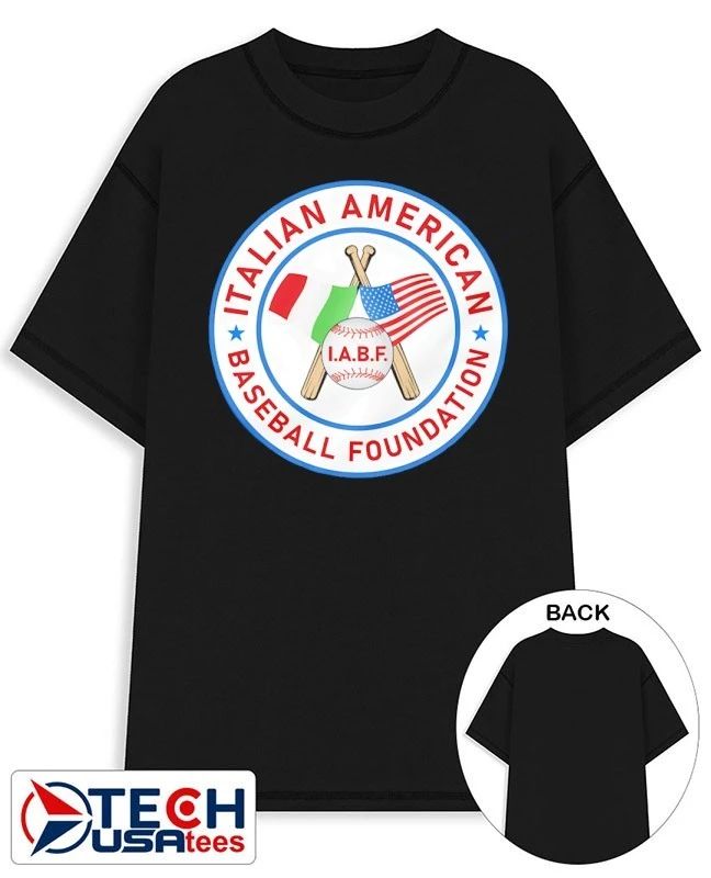 Italian American Baseball Foundation logo shirt by athletelogos