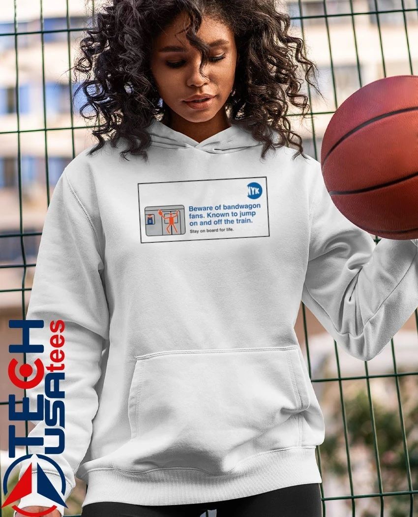 Beware of Bandwagon fans known to jump on and off the train shirt by athletelogos