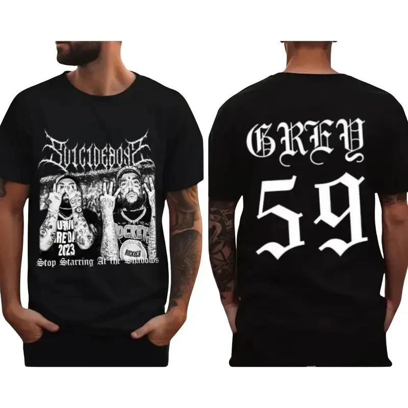 Suicideboys Street Style Grey 59 Grey Day Tour 2025 Music Concert T-shirt