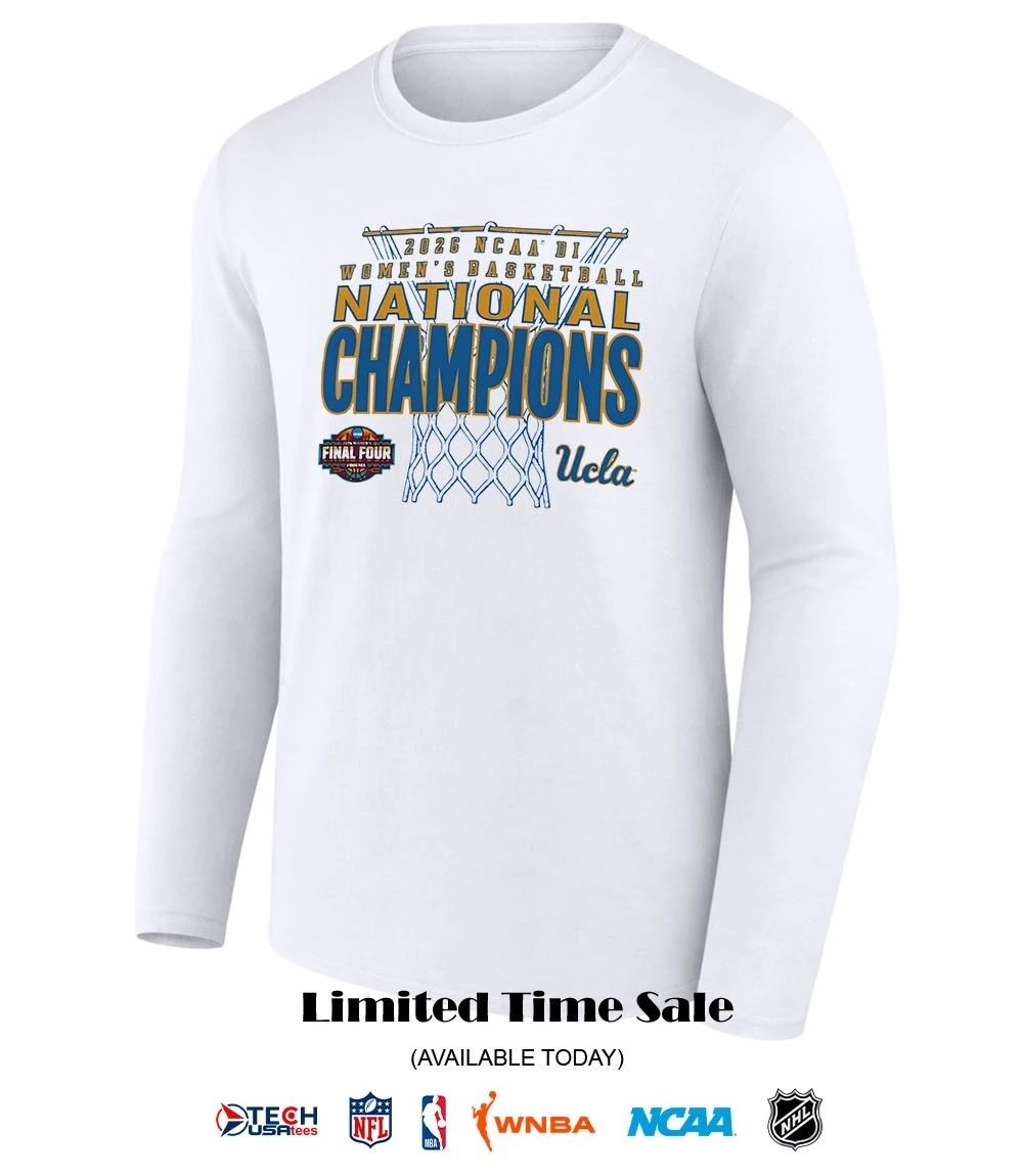 UCLA Bruins 2026 NCAA Women’s Basketball National Champions The Net shirt