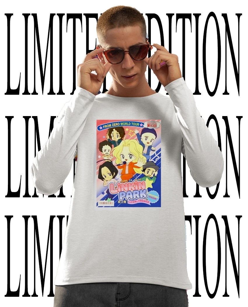 Linkin Park From Zero World Tour Chibi Anime Concert Poster shirt