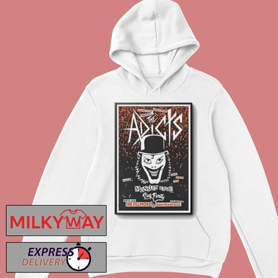 The Adicts 5 23 2026 San Francisco CA Poster shirt