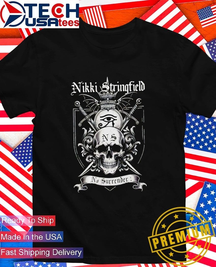 Nikki stringfield no surrender skull shirt