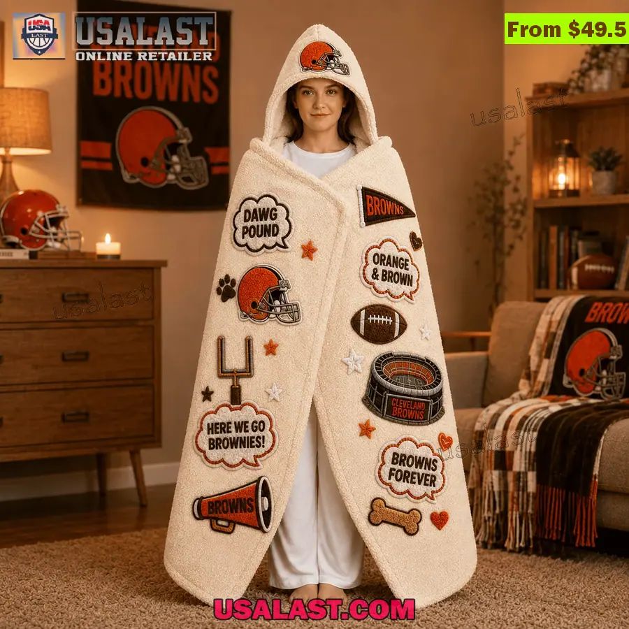 Cleveland Browns Limited Edition Hooded Blanket