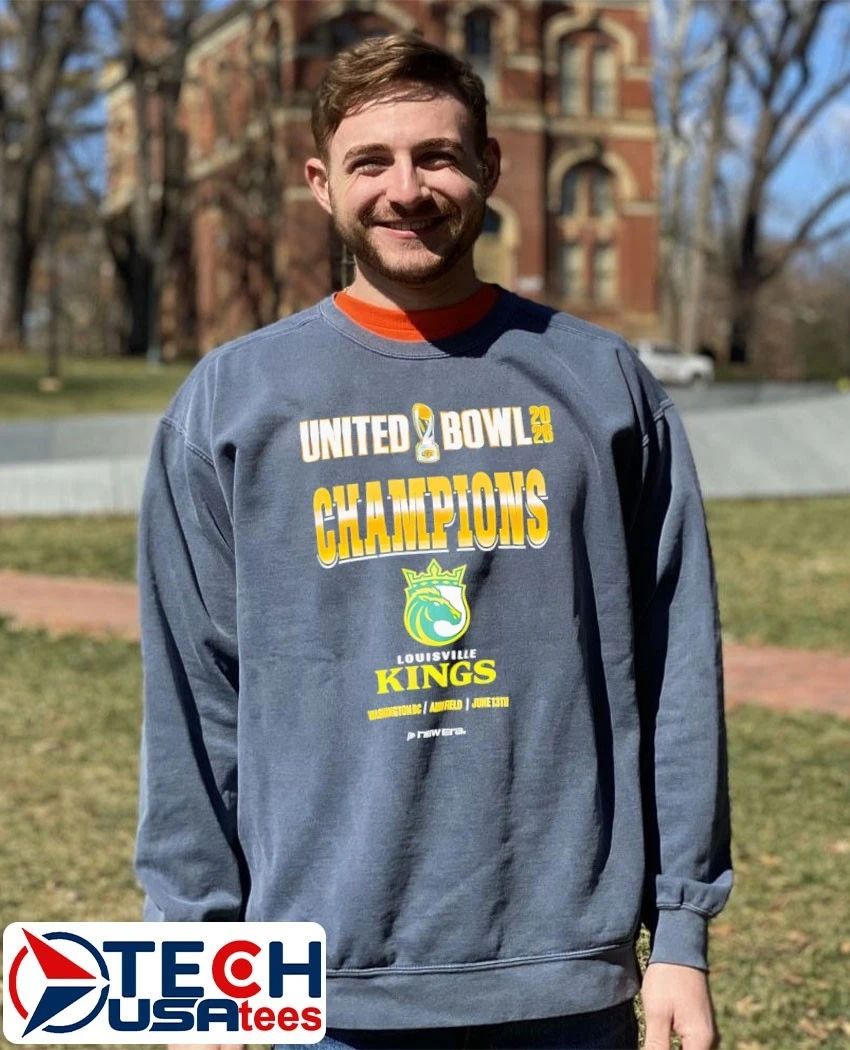Louisville Kings 2026 United Bowl Champions Audi Field shirt