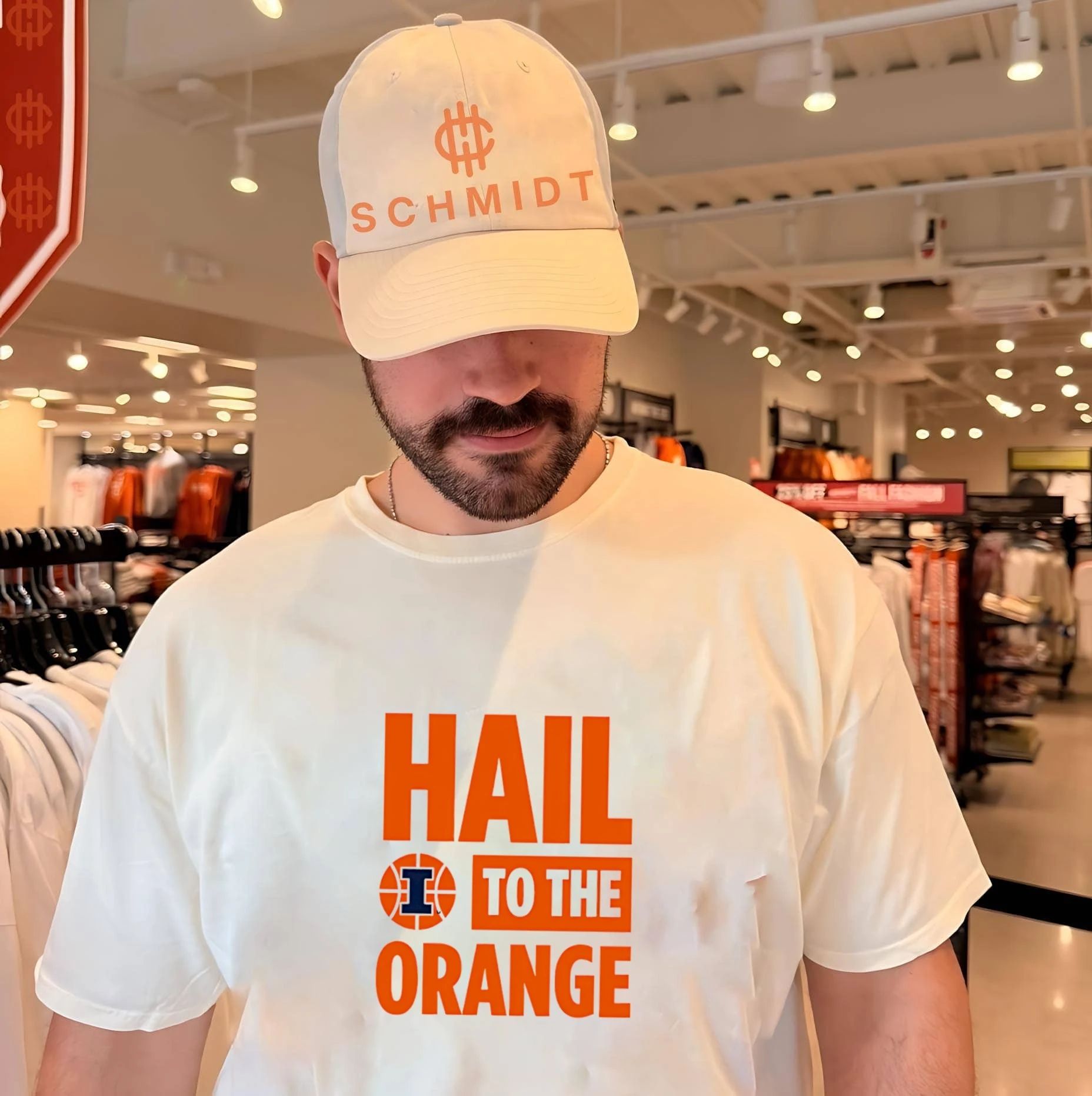 Hail to the orange Illinois Fighting Illini logo shirt