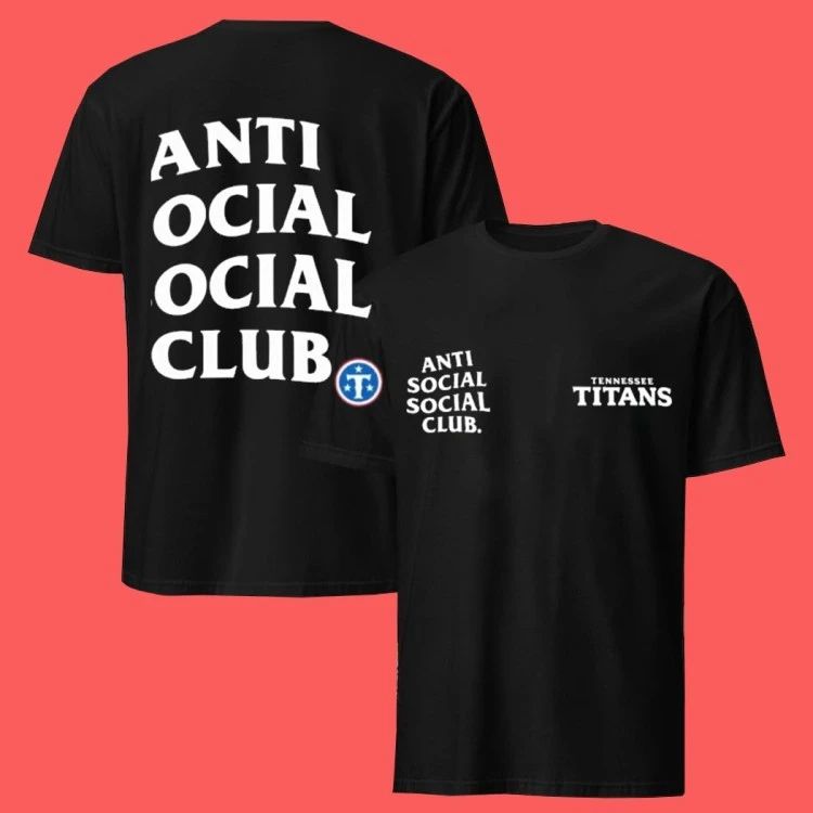 Tennessee Titans Anti Social Social Club T-Shirt