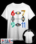 Number compass shirt by thegoodshirts