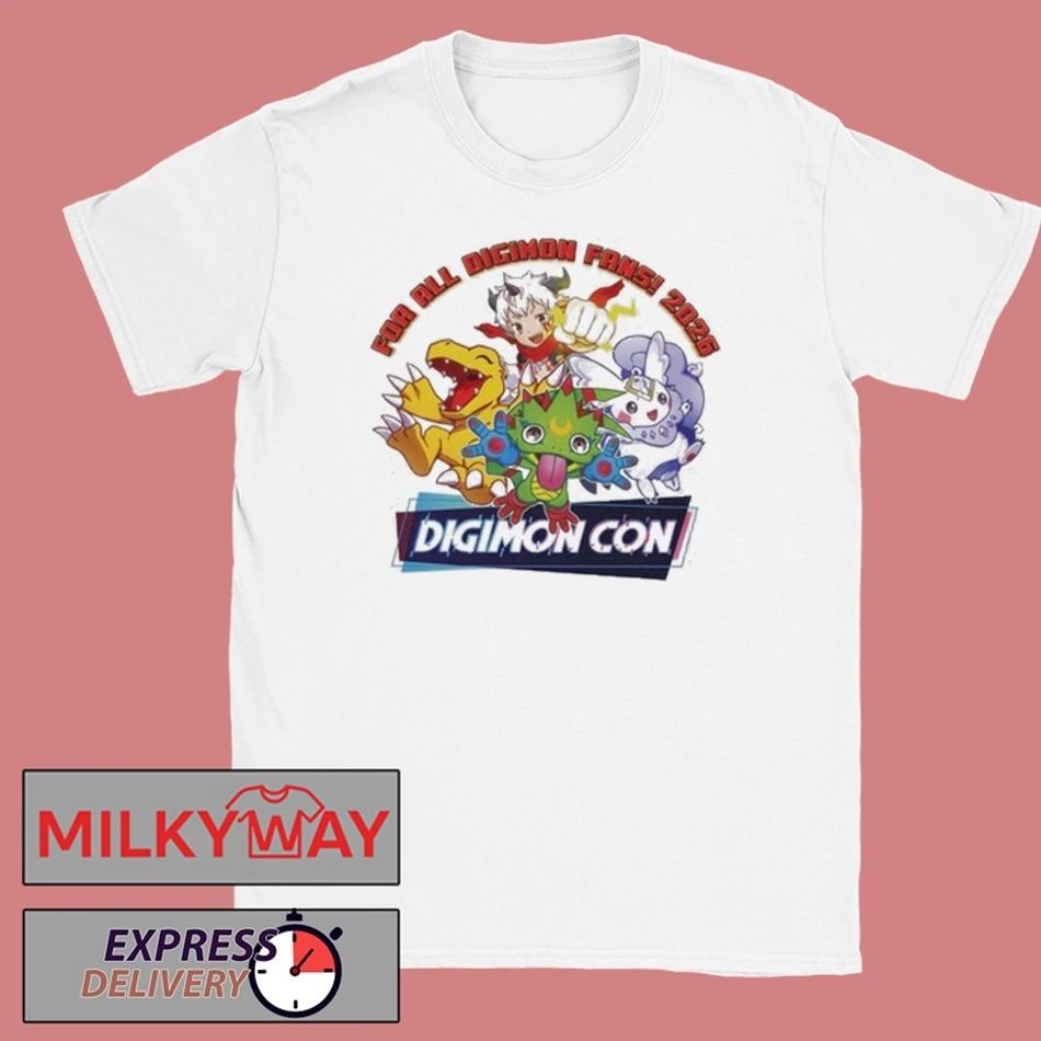 For All Digimon Fans 2026 Digimon Con shirt