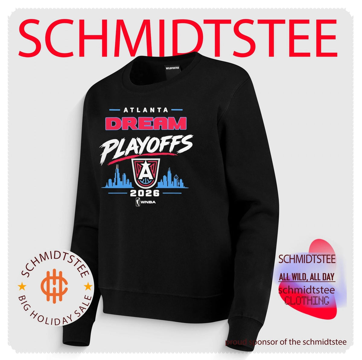 Atlanta Dream 2026 WNBA Playoffs city skyline shirt