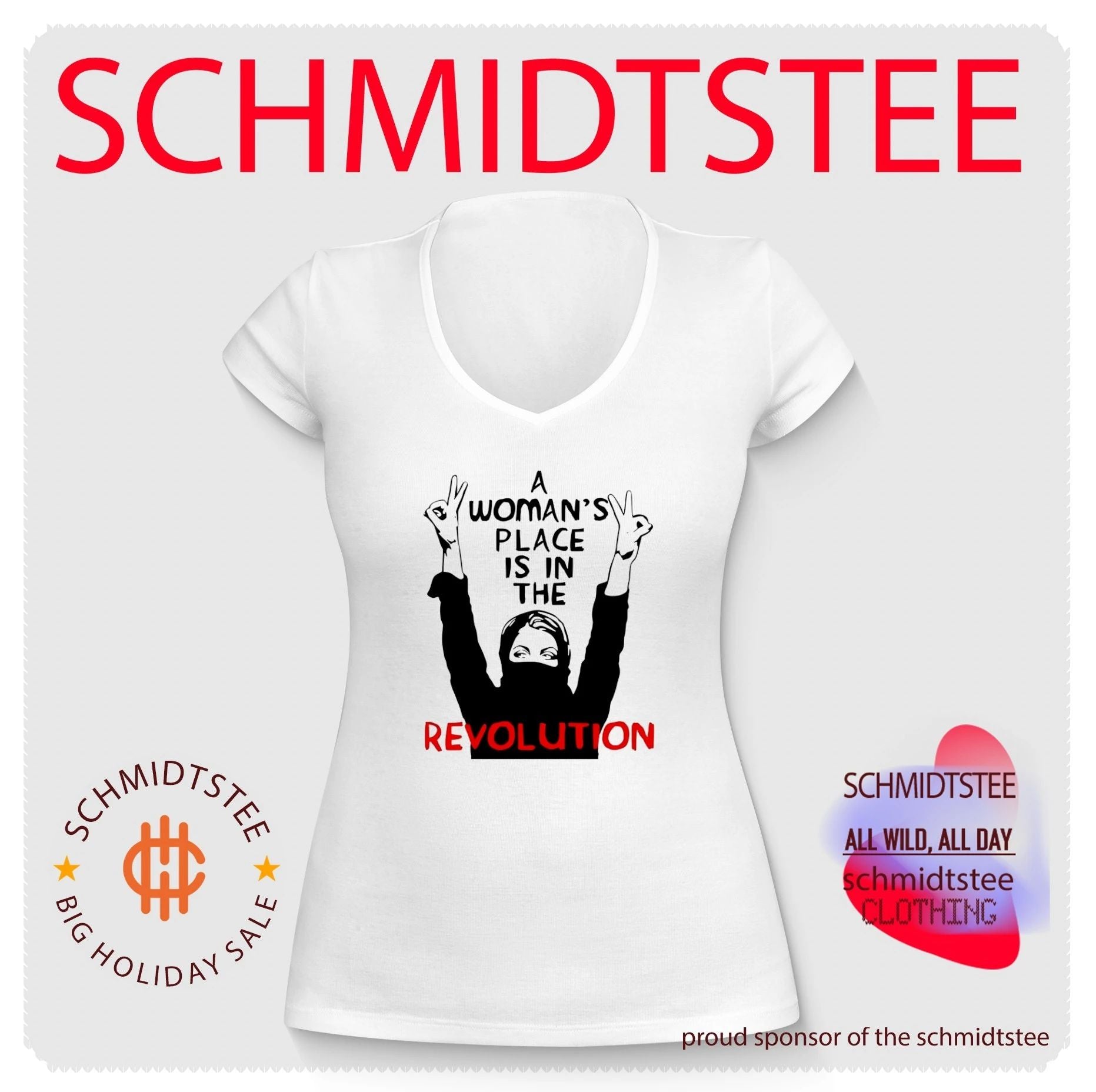 A woman’s place is in the Revolution shirt
