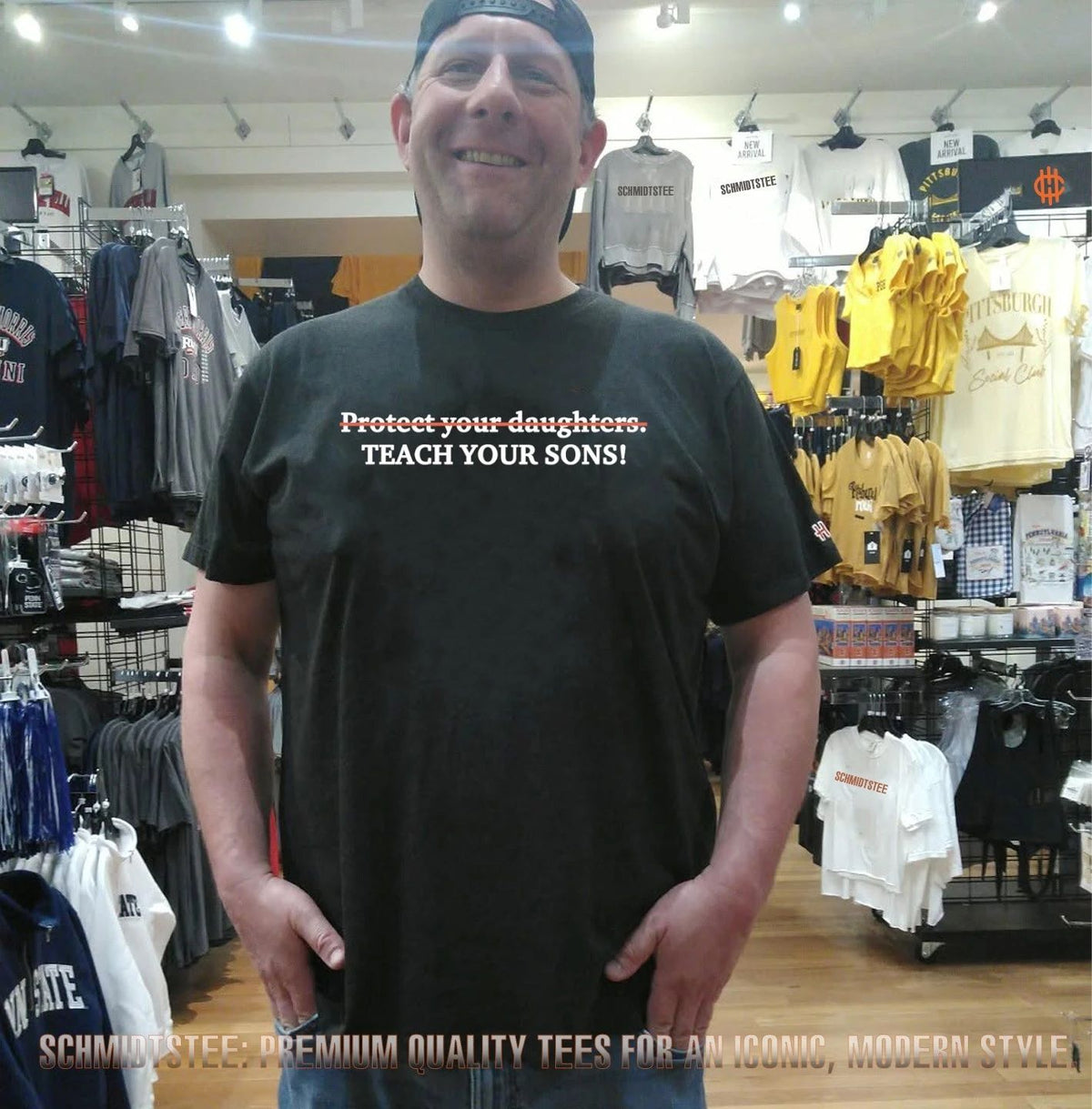 Teach your sons not protect your daughters shirt