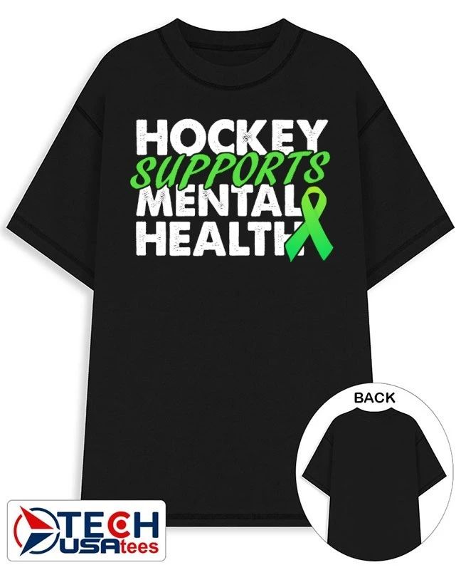 Hockey Supports Mental Health cancer shirt
