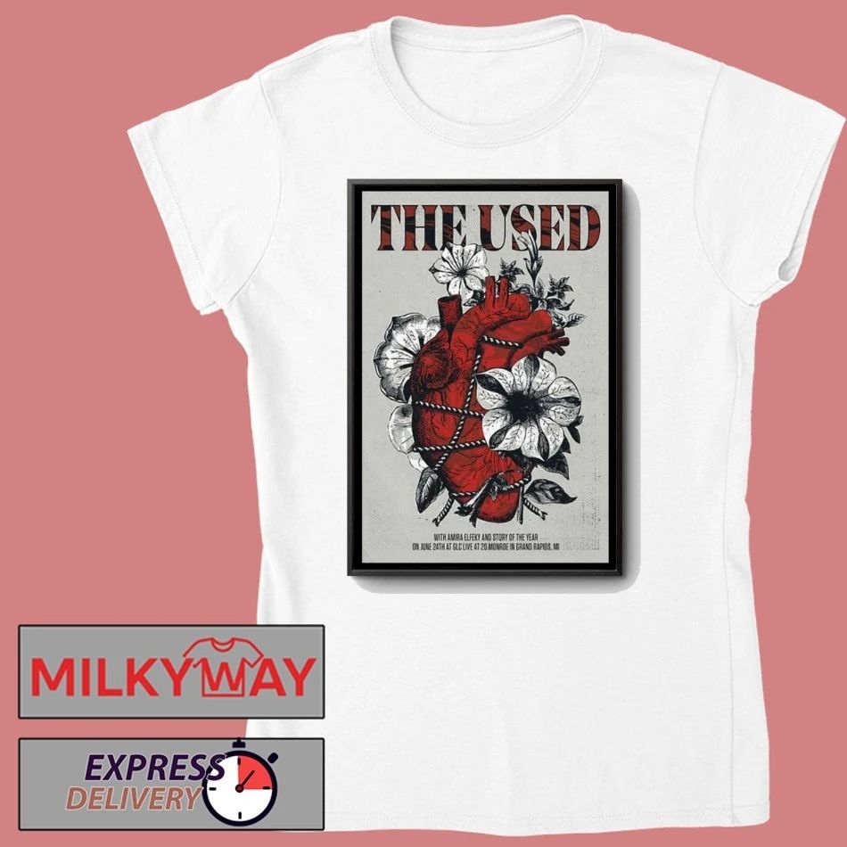 Poster 2026 The Used Two Headline Shows This Summer 26 LIMITED shirt