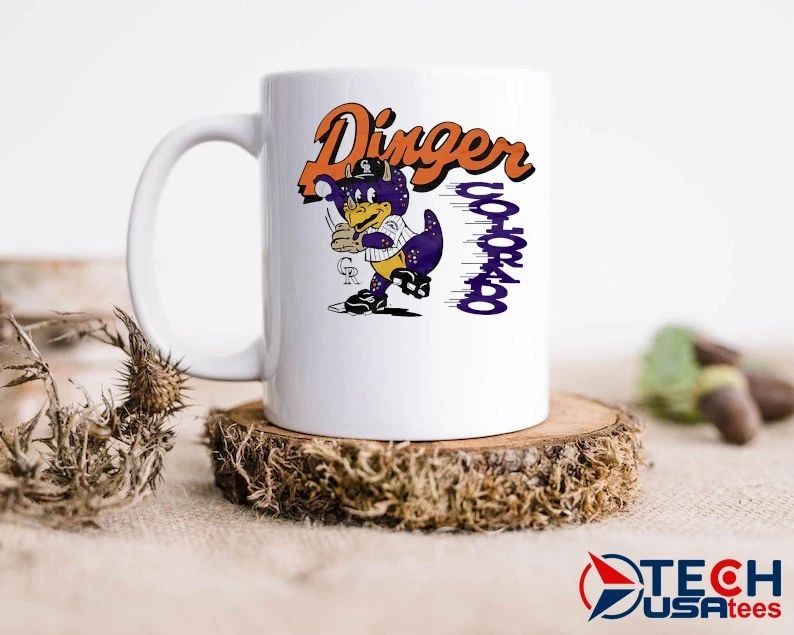 Colorado Rockies Dinger Pitcher mascot shirt by homage