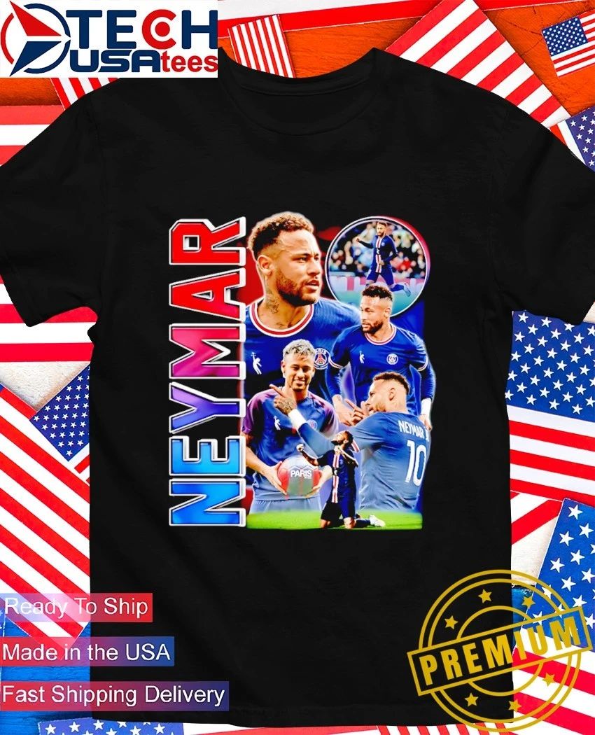 Neymar Paris Saint-Germain Soccer graphic shirt
