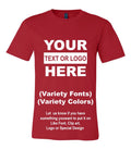 Personalized Customs T-Shirt your Text / Logo / Photo Custom Made Shirt