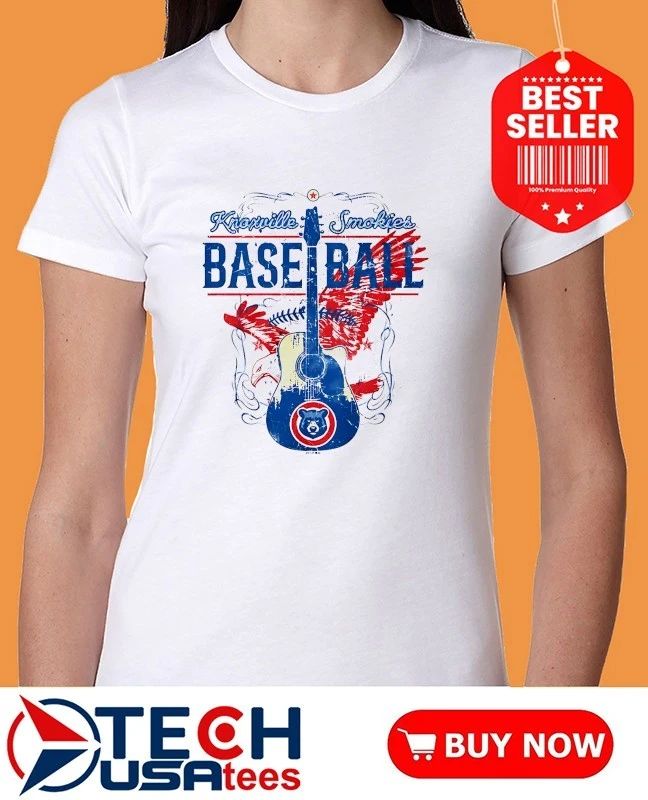 Knoxville Smokies Baseball Chicago Cubs guitar shirt