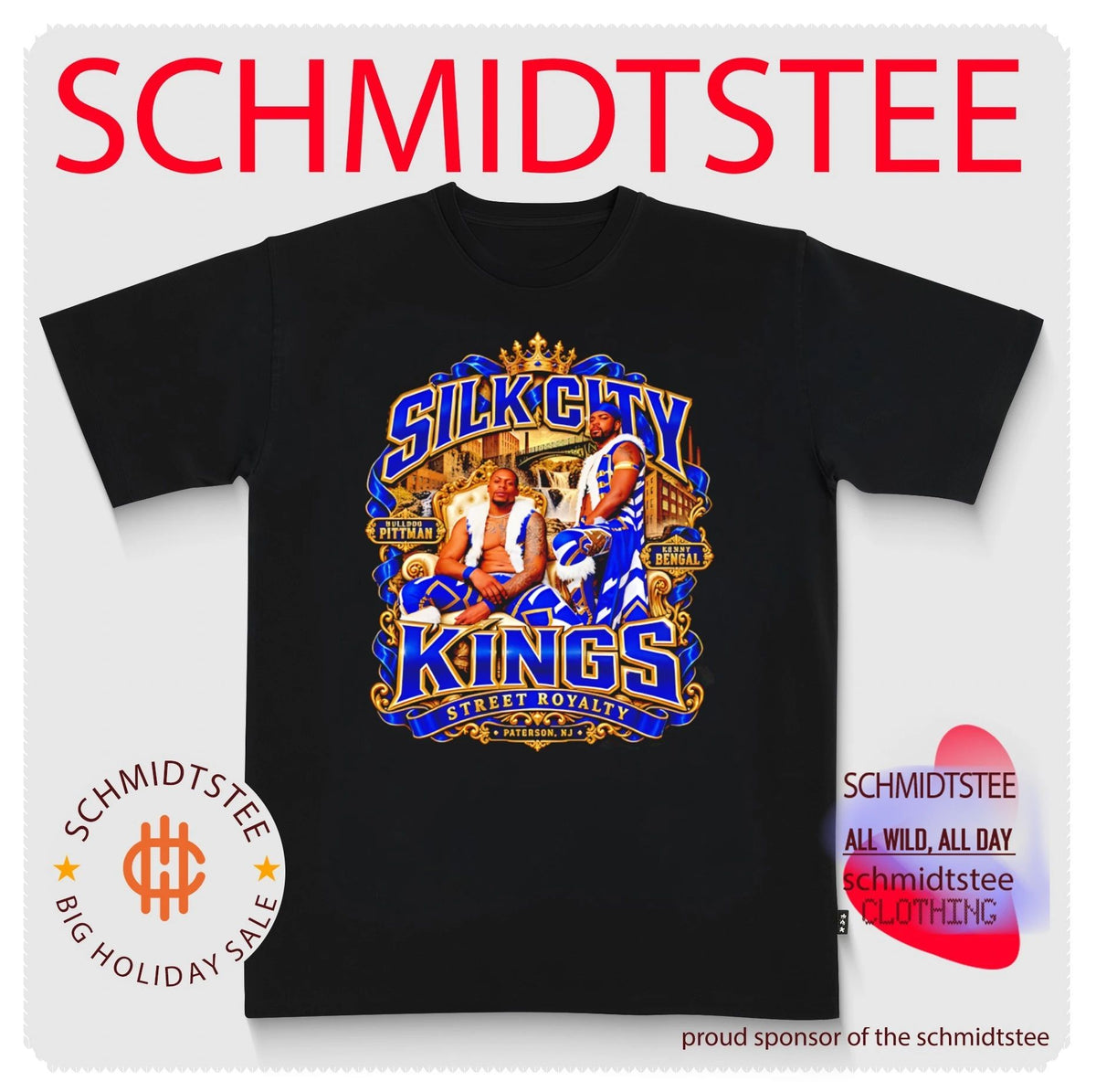 Silk City Kings Kenny Bengal & Bulldog Pittman Born to Reign shirt