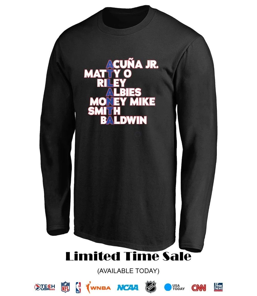 Atlanta Names 2026 players name shirt