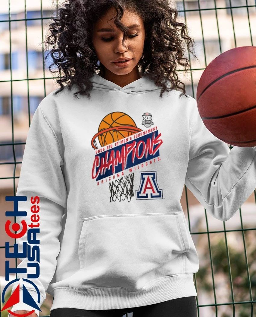 Arizona Wildcats 2026 Big 12 Men’s Basketball Tournament Champions shirt