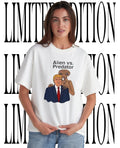 Alien vs. Predator Donald Trump ET caricature shirt