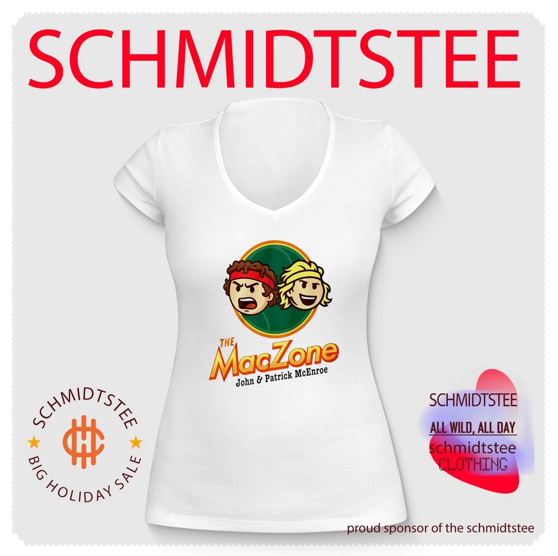 The Maczone John And Patrick Mcenroe 2026 cartoon shirt