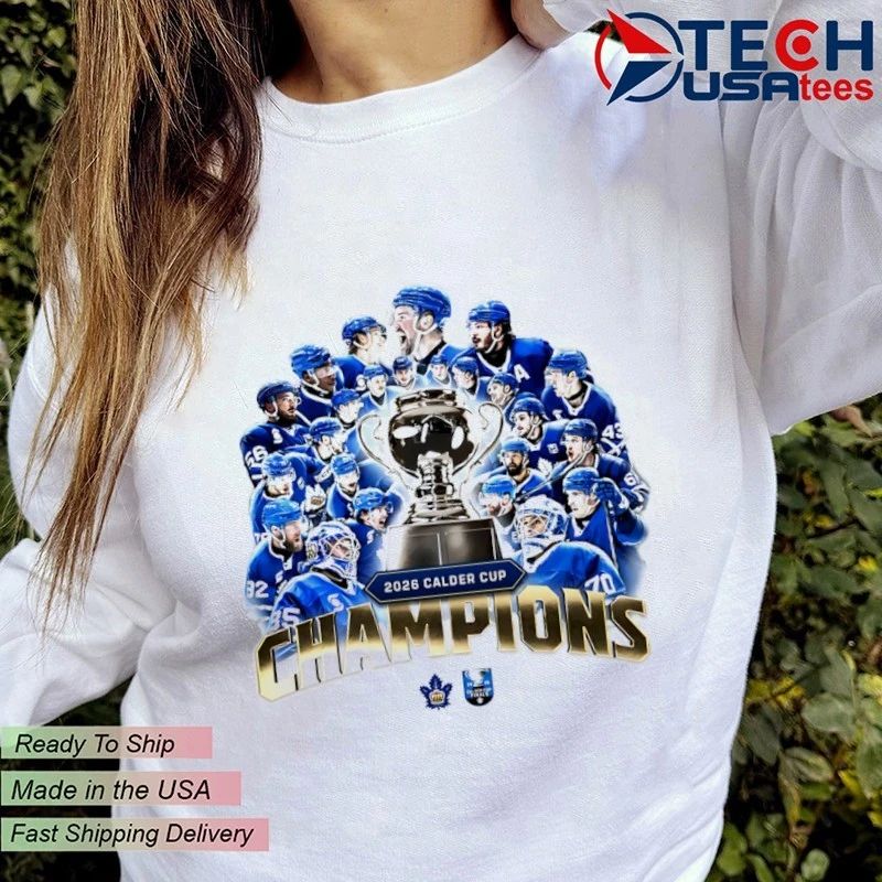 CCM Toronto Marlies 2026 Calder Cup Champions players collage shirt