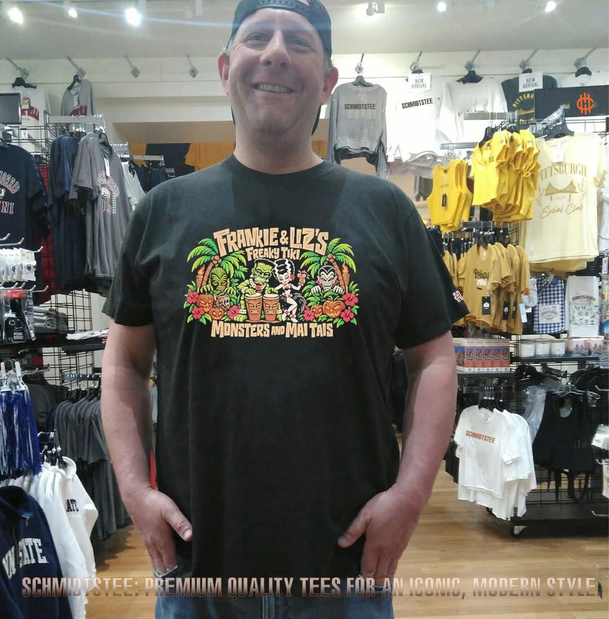 Frankie and Liz Monsters and Mai Tais Halloween 2026 shirt