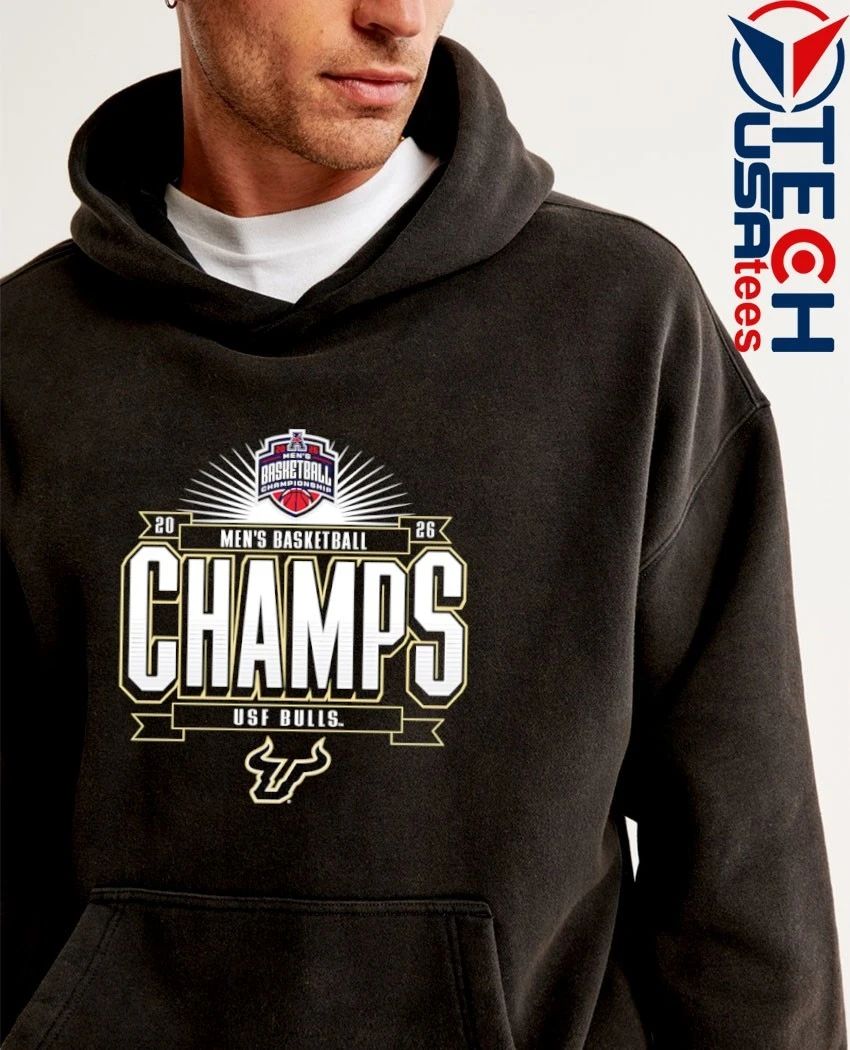 South Florida Bulls 2026 American Conference Men’s Basketball Tournament Champions shirt