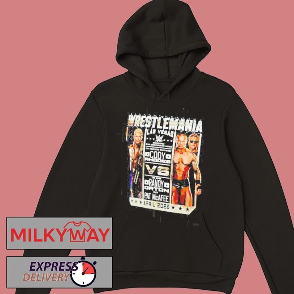 WrestleMania 42 Cody Rhodes vs Randy Orton WrestleMania Vegas April 2026 shirt