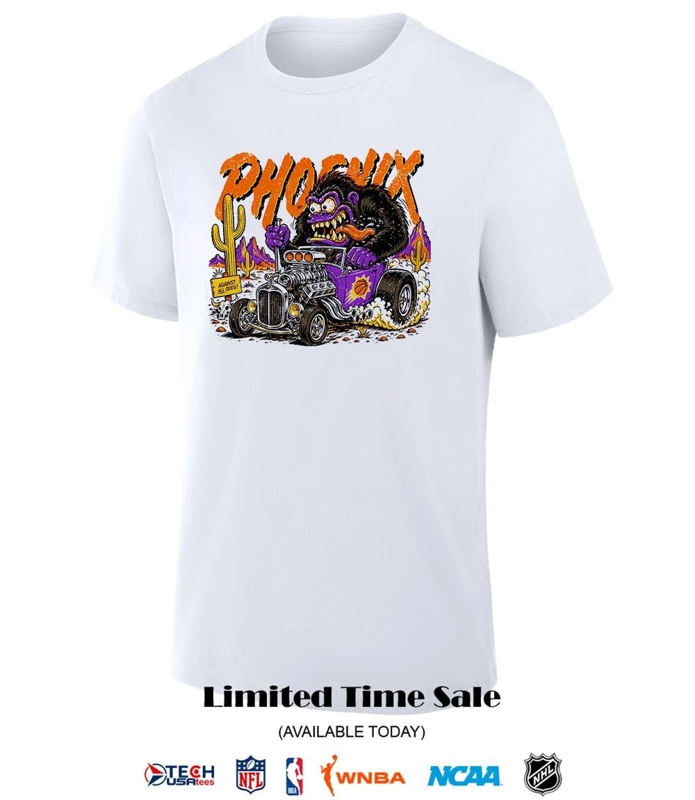 Phoenix Suns 2026 Playoffs King Kong driving shirt