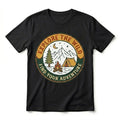 Explore The Wild Adventure T-Shirt Vintage Camping Hiking Mountain Outdoor