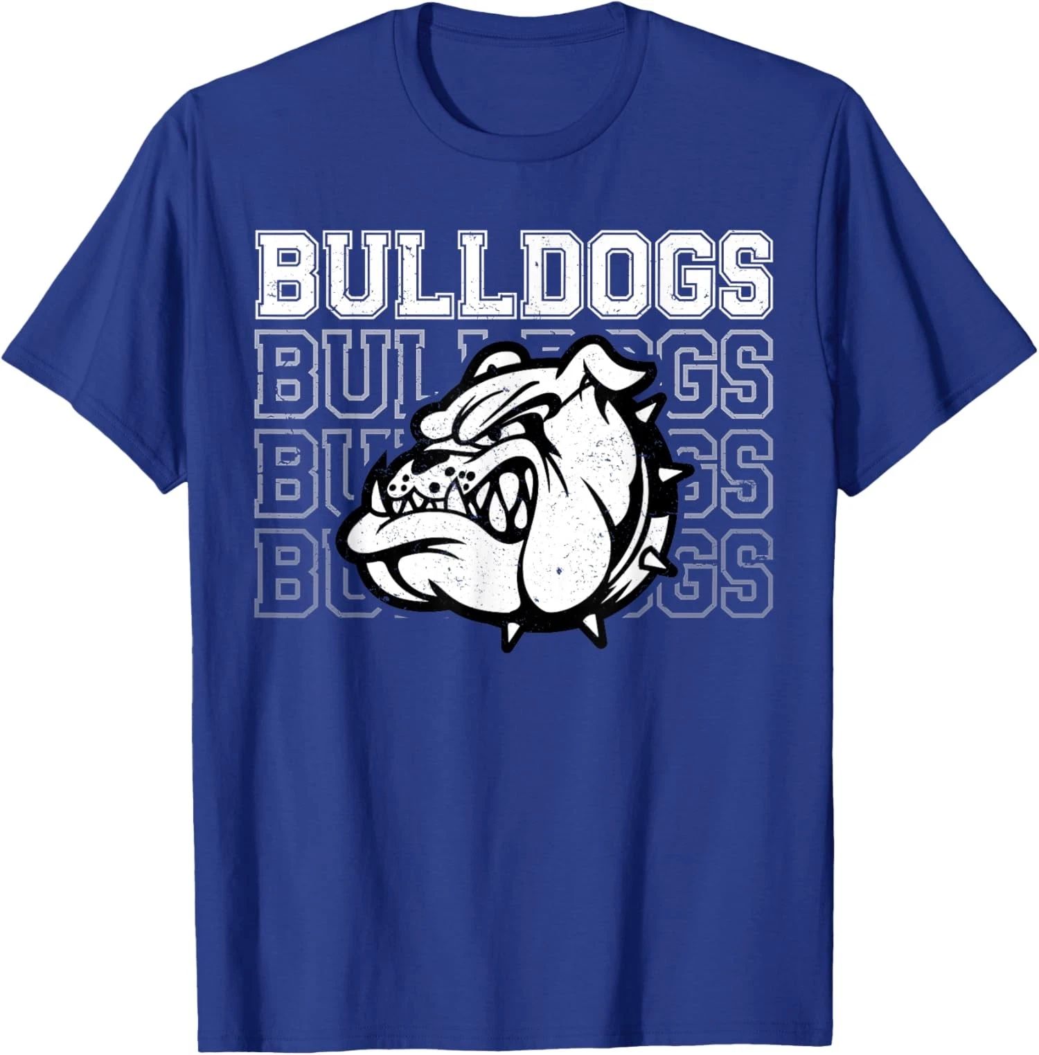 Bulldogs Mascot Team Spirit Vintage Sports Fan Unisex T-Shirt