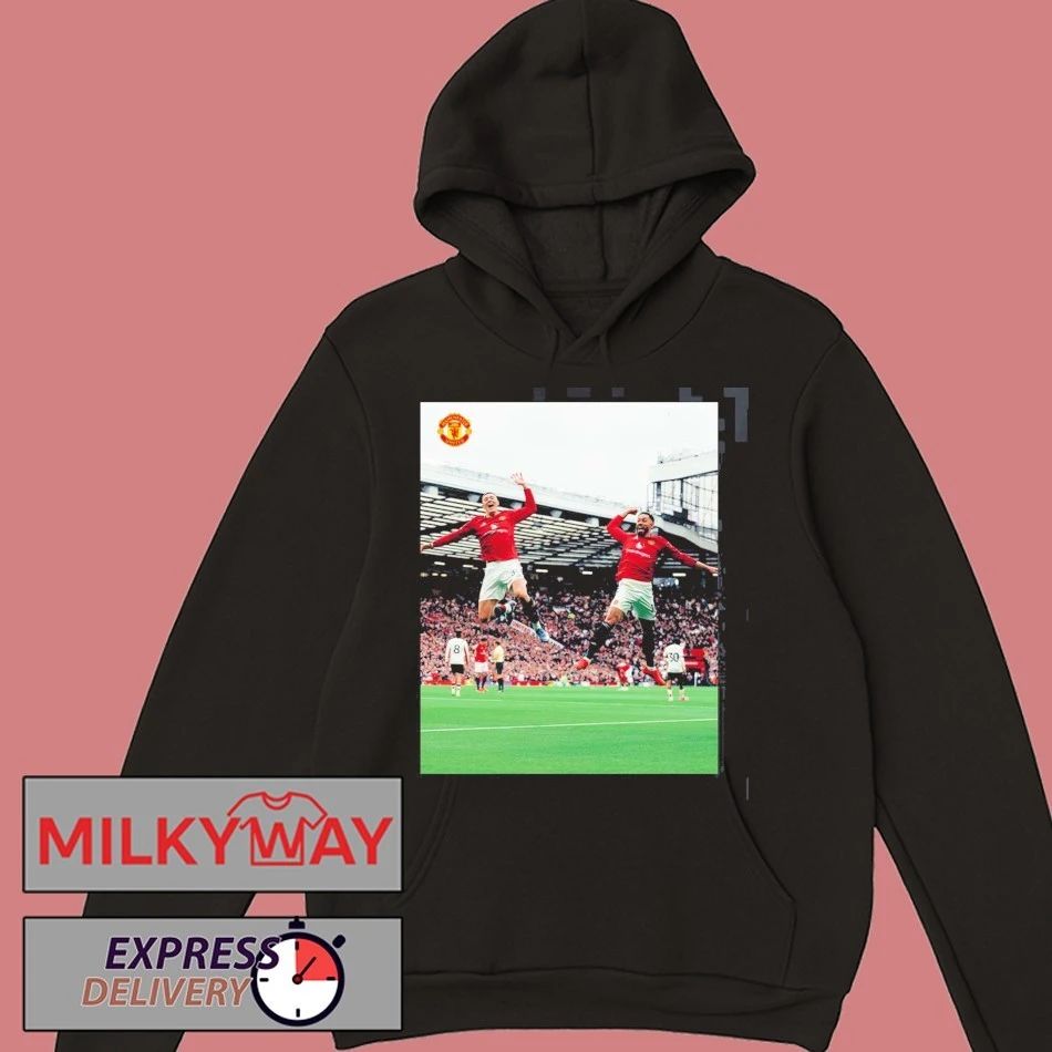 Manchester United Air Sesko Feat Cunha Celebration Vs Liverpool Match T-Shirt