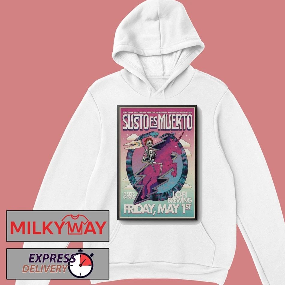 Susto Es Muerto Lofi-Brewing In Charleston SC May 1 2026 Poster shirt