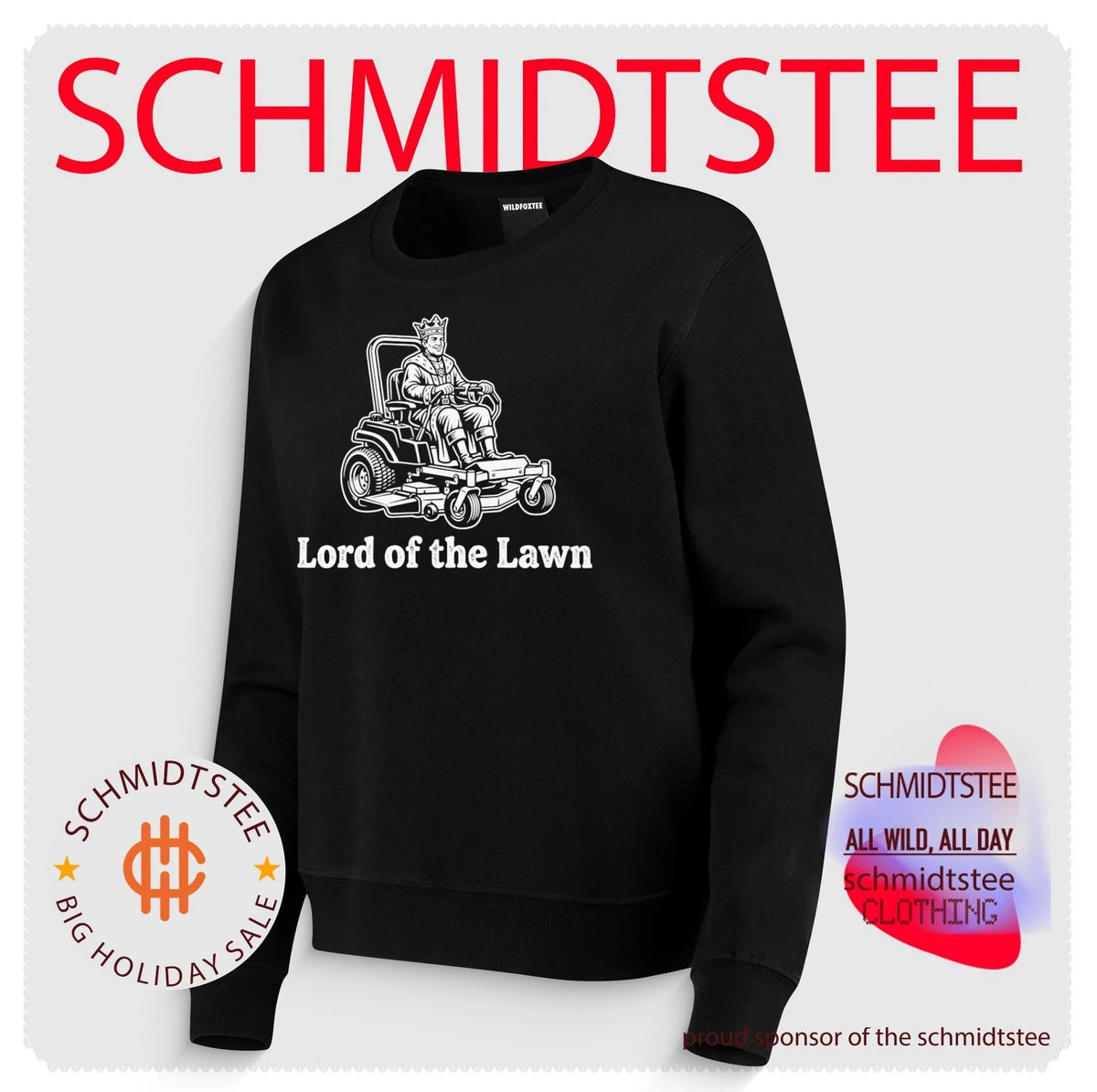 Lord of the Lawn Grass Cutting Dad King shirt