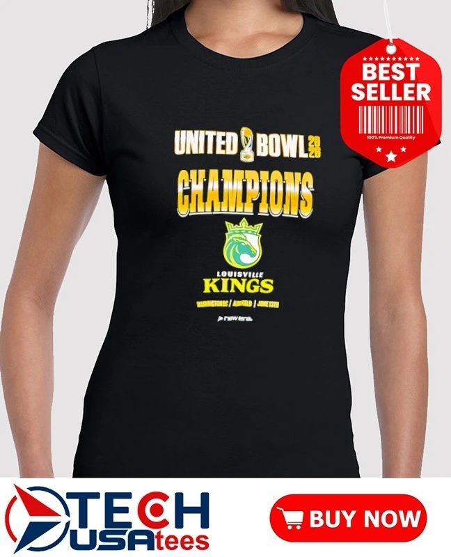 Louisville Kings 2026 United Bowl Champions Audi Field shirt